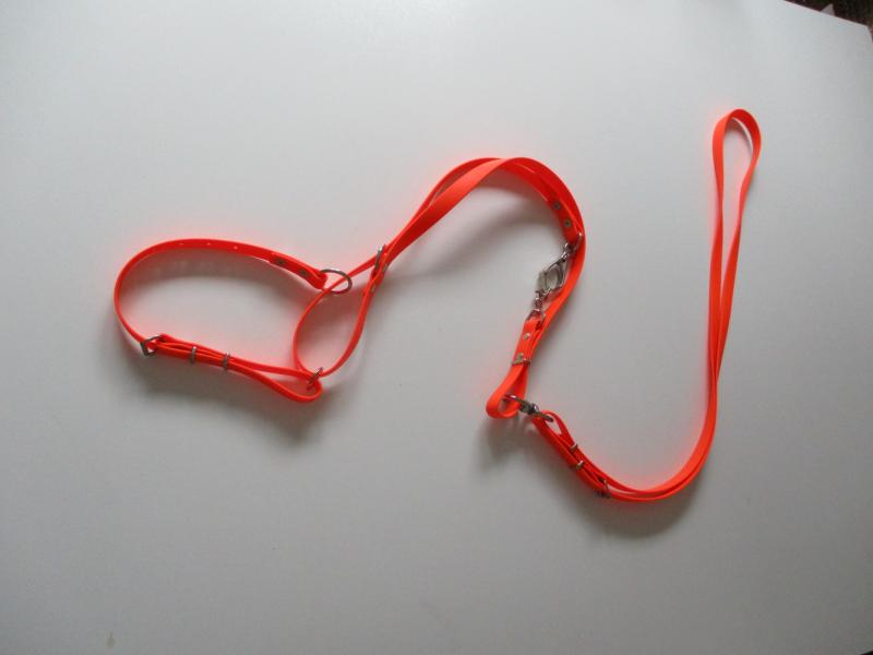Ablaufleine, Biothane orange
