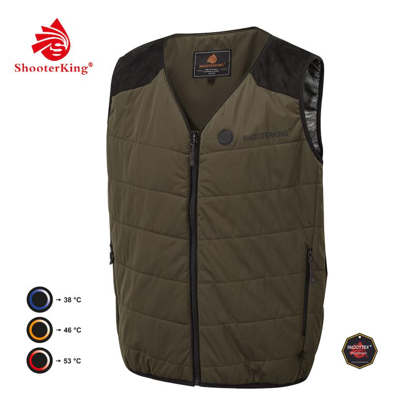 Shooterking I Heat Weste, Heizweste incl. Powerbank