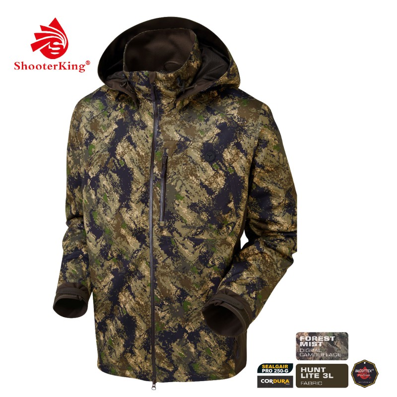 Shooterking Huntflex Jacke, Forest Mist